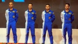 India presents astronauts for first space flight-image